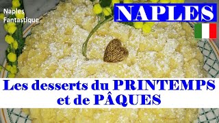 Les desserts du PRINTEMPS et de PÂQUES à Naples 🎂🇮🇹 [upl. by Nauqed]