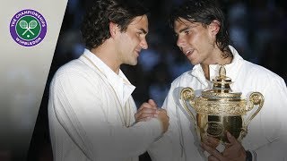 Roger Federer v Rafael Nadal Wimbledon Final 2008 Extended Highlights [upl. by Mollee]