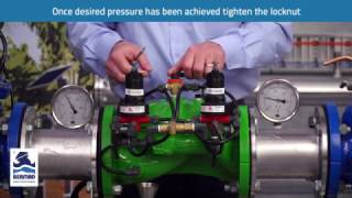 Bermad 423 Pressure Sustaining amp Reducing Valve – How to Demonstration [upl. by Ynittirb917]