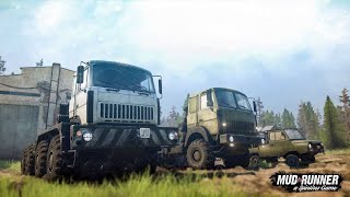 Spintires MudRunner  American Wilds Gameplay Sponsored [upl. by Silvano]