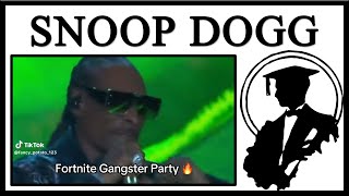 Snoop Dogg Threw A Fortnite Gangsta Party [upl. by Elamor]