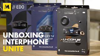 Interphone Unite UCOM unboxing e tutorial [upl. by Nraa]