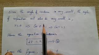 Theory of air wedge experiment [upl. by Janus221]