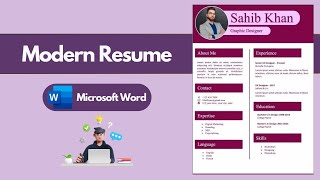 Create Best CV for Free in MS Word Best CV Format Resume Tutorial [upl. by Enilrad511]