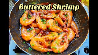 Garlic Butter Shrimp Buttered Shrimp Garlic Buttered Tiger Prawns [upl. by Curzon32]