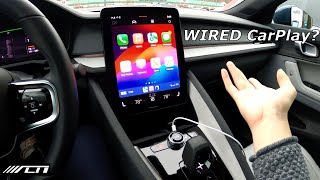 2024 Polestar 2 Interior and Technology Review Wired CarPlay ONLY [upl. by Con]