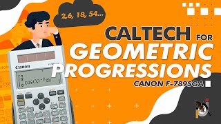 Calculator Techniques Geometric Progression [upl. by Hinch]