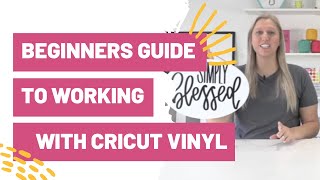 A Beginners Guide To Working With Cricut Vinyl [upl. by Lyrpa156]