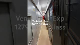 Venkatadri Express train 1st class AC [upl. by Nnyleitak]