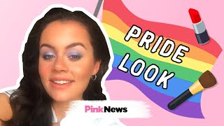 Pride makeup tutorial with makeup tips for trans women by Jecca Blac [upl. by Annabell449]