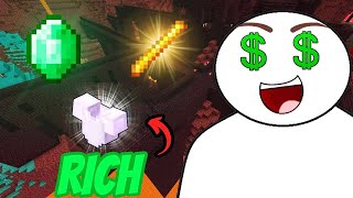 Enchanting Armor Getting Emerald amp Finding Blaze Rods  Minecraft 6 [upl. by Ecirtap]