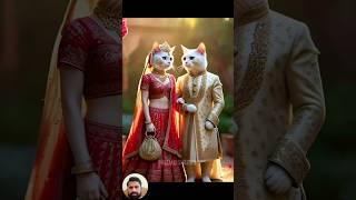 Cat wedding dress  beautiful cat cat video billi ki Shaadi shorts cat 27 October 2024 [upl. by Lowenstein]