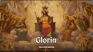 GLORIA CUM IUBILO  Schola Cantorum Sanctvs Ambrosivs [upl. by Harac]