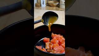 Poke bowl pokebowl shorts asmrcooking [upl. by Aruat980]