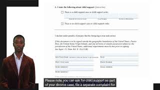 Video 6 How to Fill out the Child Support Form Attachment C [upl. by Nele]