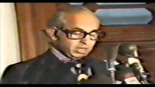 Zulfikar Ali Bhuttos speech in the honour of Col Gaddafi at PM Guest House on 26021974wmv [upl. by Oicatsana]