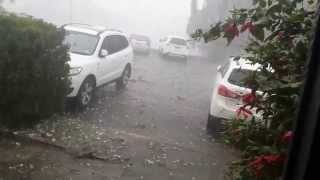 Brisbane Hail Storm Cars Smashed [upl. by Gwenneth]