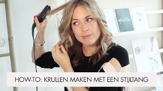 Tutorial  Zo maak je krullen met je stijltang [upl. by Bourgeois515]