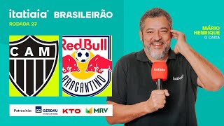 ATLÉTICO X BRAGANTINO AO VIVO NA ITATIAIA  REACT DO BRASILEIRÃO 2024 [upl. by Anirrehs]