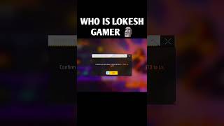 THE NEW LOKESH GAMER OF FREE FIRE💀freefire lokeshgamer viral [upl. by Brass]