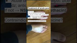 Treatment of acute gout [upl. by Dnomso753]