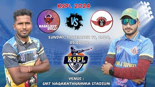 KSPL  2024  VIJAYPURA VEERAS VS BAGALKOT BULLS  MATCH  31 [upl. by Ateekahs460]