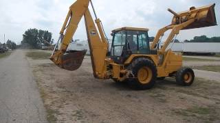 1991 John Deere 710C Turbo 4x4 Loader Backhoe 20237 [upl. by Loni916]