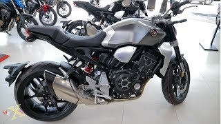 Honda CB1000R Neo Sport Cafe 2018 Grey Matte  Walkaround [upl. by Dierdre823]