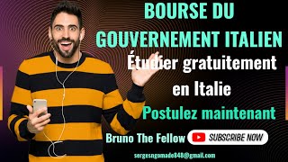 Étudier gratuitement en ItalieBourse du gouvernement italien 20242025 [upl. by Ailemor]