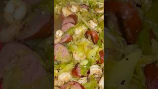 Creole Shrimp amp Sausage Cabbage🥬 [upl. by Suqram]