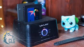 CLONAR DISCO DURO Y SSD sin una PC WAVLINK Dual Bay Docking Station [upl. by Jaan]