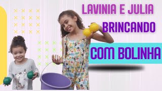 brincadeiras com bolinha gincana infantil [upl. by Mihalco]