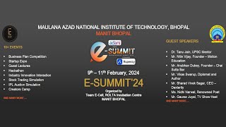 ESummit 24 MANIT BHOPAL [upl. by Dagmar396]