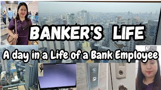 Bankers Life  A Day in the Life of a Bank Employee Corporate Life  Work Daily Routine in Makati [upl. by Angelia]