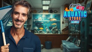 JOUVRE MON MAGASIN DAQUARIUM  🐠  Aquatic Store Simulator  Découverte [upl. by Keil]