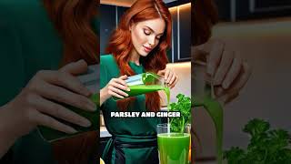 Parsley and Ginger Juice uses LifeChanging Benefits shorts ginger parsley [upl. by Annayak]