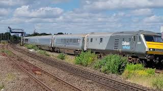 82304 DVT leads 68010 through Tyseley on 9th August 2024 [upl. by Ecined]