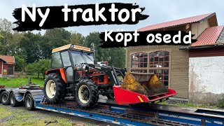 Köper Zetor 6245 traktor med lastare osedd Vi kikar på den och testkör ihop [upl. by Okomom]