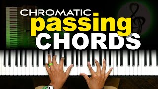 Chromatic Passing Chords for Beginner to Advanced  Gospel amp Jazz [upl. by Woothen619]