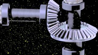 Inventor 2010 bevel gear animation [upl. by Mart]