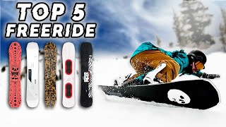 Top 5 FREERIDE Snowboards 2024  Board Archive [upl. by Carisa]