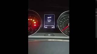 VW Golf mk7 How to Reset oil and Inspection light Service information reset [upl. by Tarrsus]