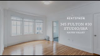 345 Fulton 30 San Francisco CA  Studio 1 Bath [upl. by Ennyletak]