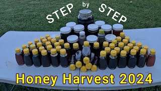 HoneyBell Homestead 2024 Honey Collection [upl. by Rann866]