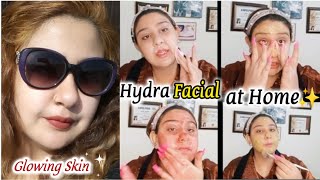 DIY Glowing Hydra Facial Amazing Results Dont take Expensive Facials Just do this [upl. by Noryv795]