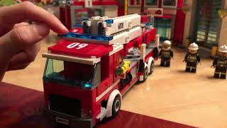 The LEGO fire station set 60110 Review [upl. by Alekim424]