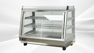 NSF 36 Titan Series Heated WarmerDisplay Case countertop fullself service 36quotW RTR 136LS [upl. by Winnah227]