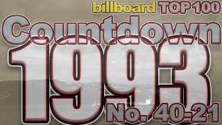 1993 Billboard Top 100 Countdown 040021 [upl. by Nylarac935]