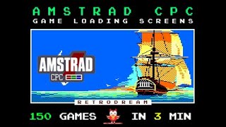 150 Best Amstrad CPC Intro Screens in 3 Minutes  Retro Dream [upl. by Yarvis]