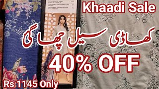 khaadi Sale Today 40 OFF  khaadi sale [upl. by Gratt]